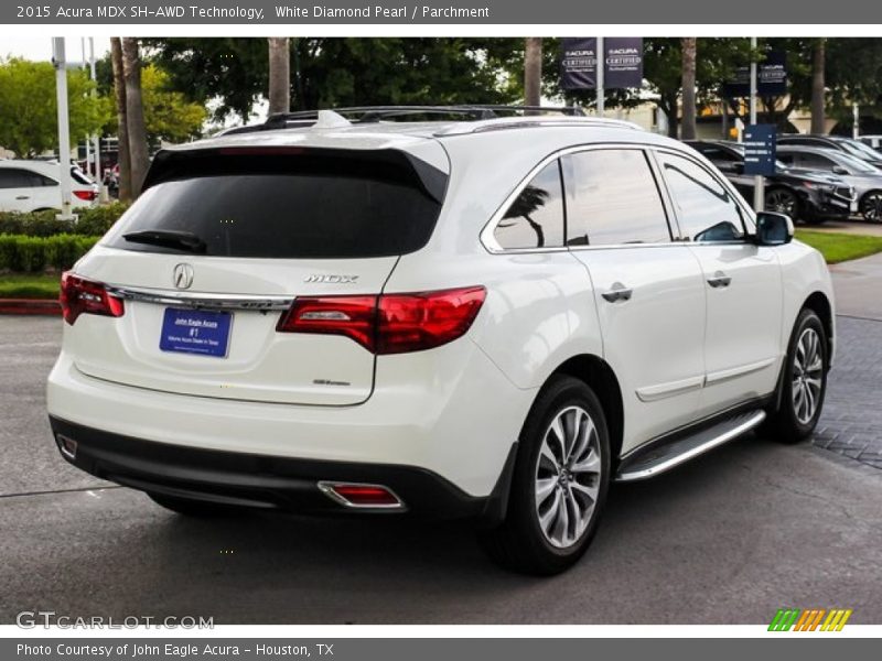 White Diamond Pearl / Parchment 2015 Acura MDX SH-AWD Technology