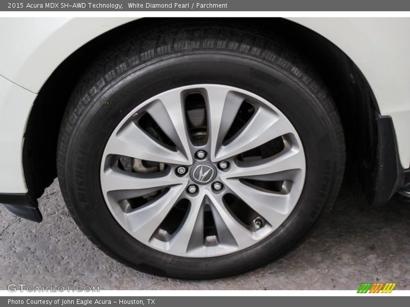 White Diamond Pearl / Parchment 2015 Acura MDX SH-AWD Technology