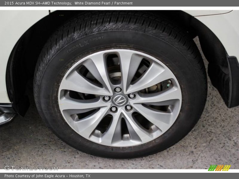 White Diamond Pearl / Parchment 2015 Acura MDX SH-AWD Technology