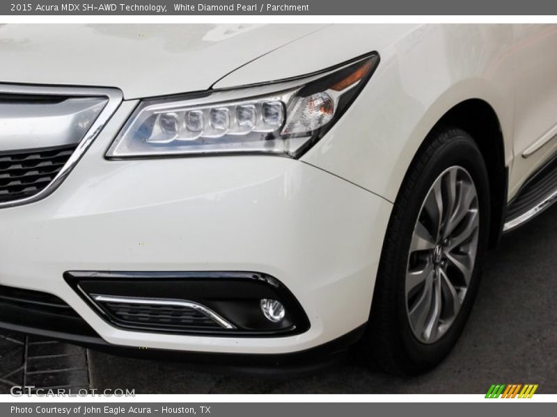 White Diamond Pearl / Parchment 2015 Acura MDX SH-AWD Technology