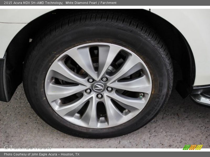 White Diamond Pearl / Parchment 2015 Acura MDX SH-AWD Technology
