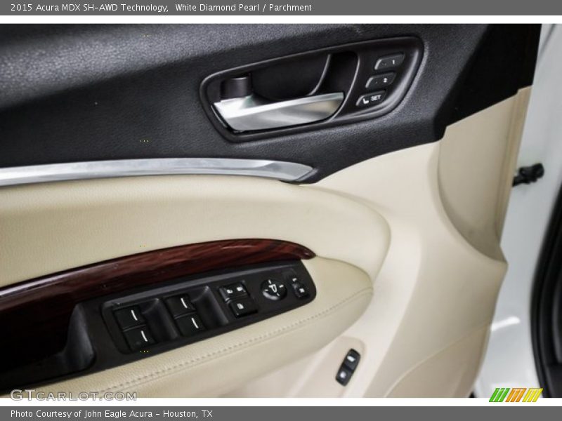 White Diamond Pearl / Parchment 2015 Acura MDX SH-AWD Technology