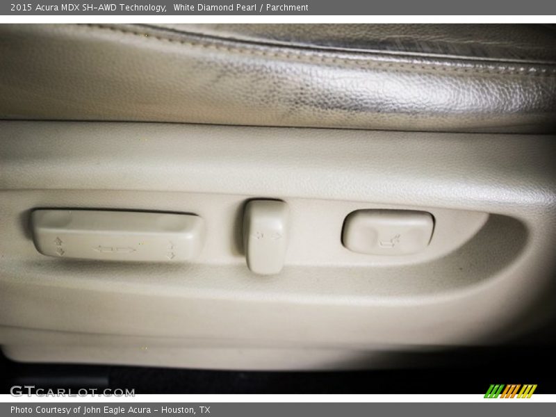 White Diamond Pearl / Parchment 2015 Acura MDX SH-AWD Technology