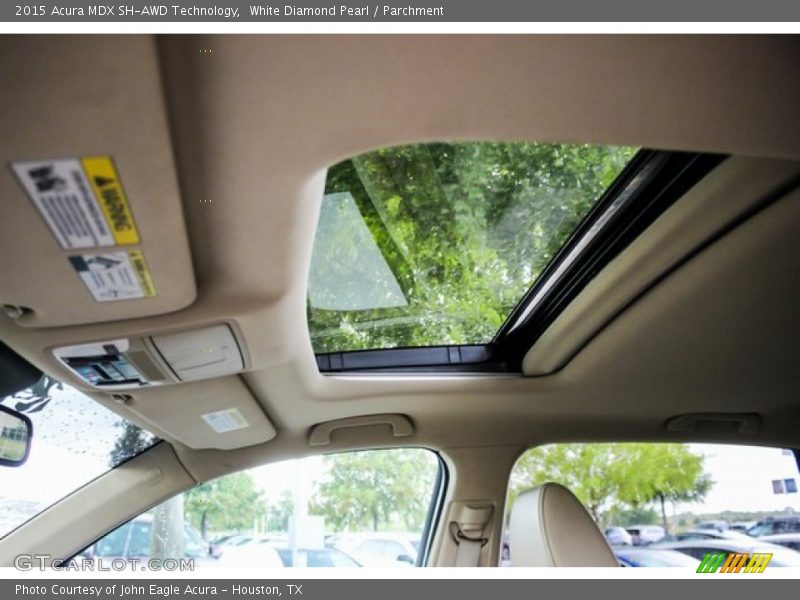 White Diamond Pearl / Parchment 2015 Acura MDX SH-AWD Technology