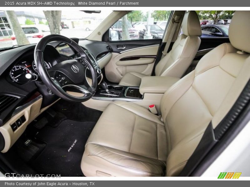 White Diamond Pearl / Parchment 2015 Acura MDX SH-AWD Technology