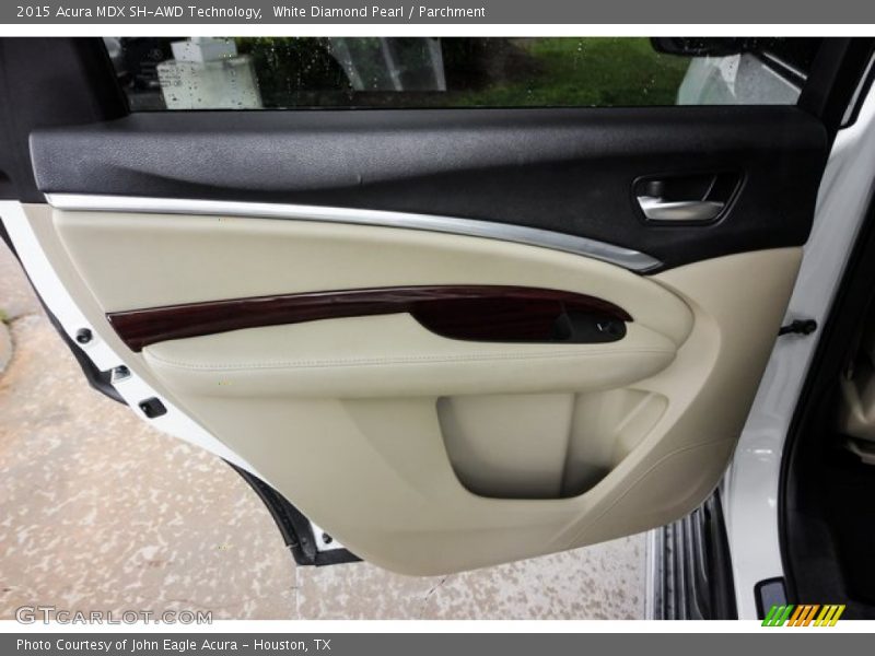 White Diamond Pearl / Parchment 2015 Acura MDX SH-AWD Technology