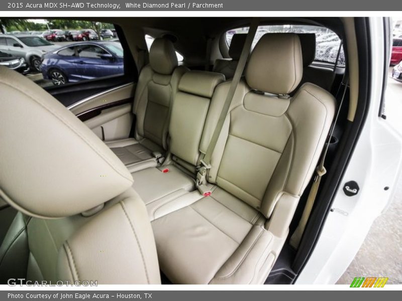 White Diamond Pearl / Parchment 2015 Acura MDX SH-AWD Technology