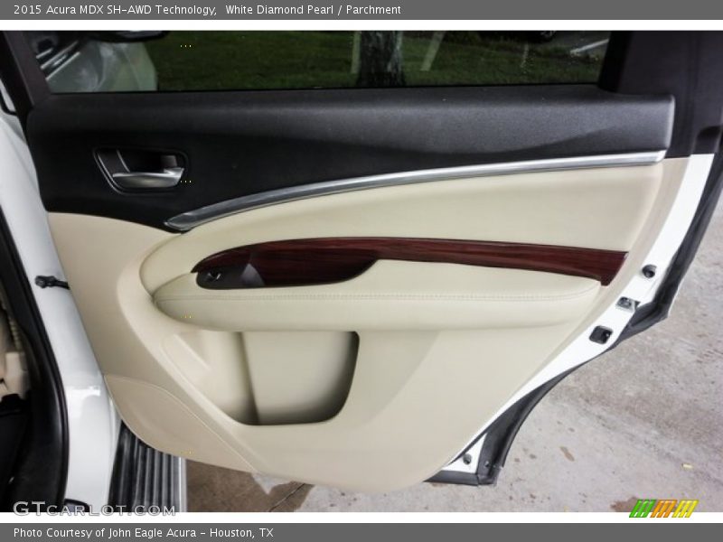 White Diamond Pearl / Parchment 2015 Acura MDX SH-AWD Technology