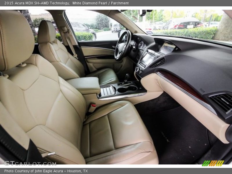 White Diamond Pearl / Parchment 2015 Acura MDX SH-AWD Technology