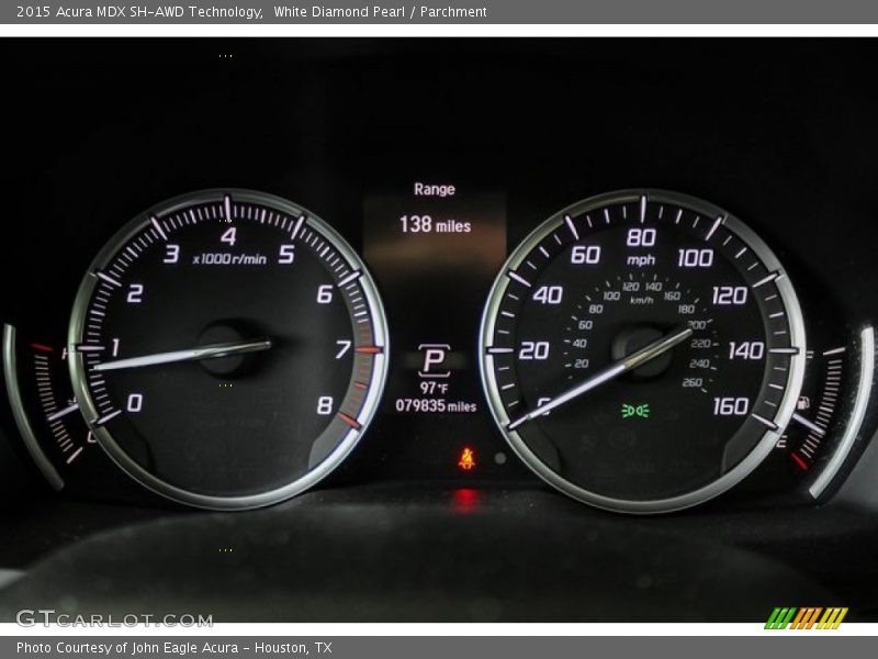 White Diamond Pearl / Parchment 2015 Acura MDX SH-AWD Technology