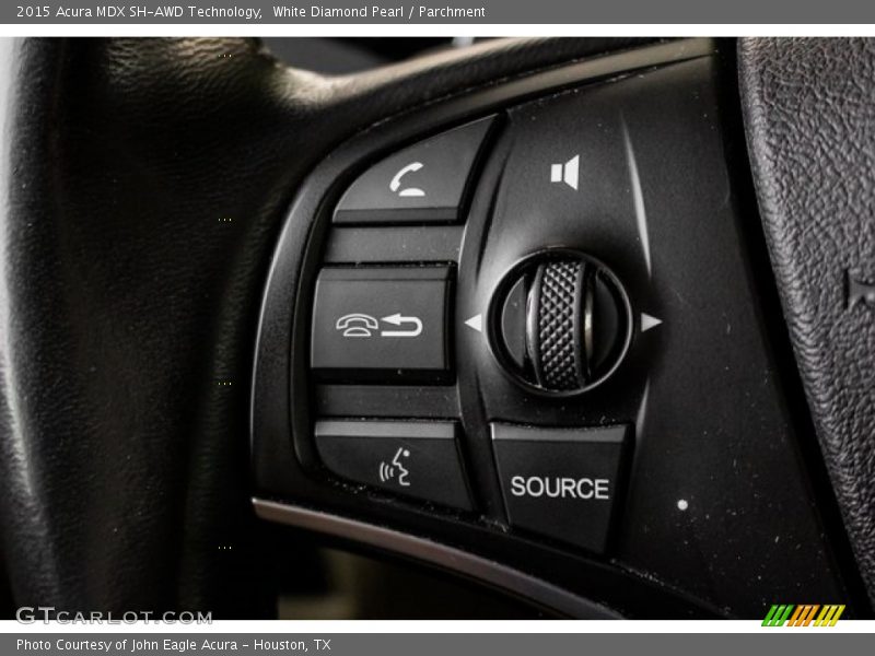 White Diamond Pearl / Parchment 2015 Acura MDX SH-AWD Technology
