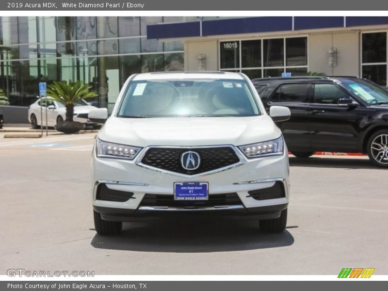 White Diamond Pearl / Ebony 2019 Acura MDX