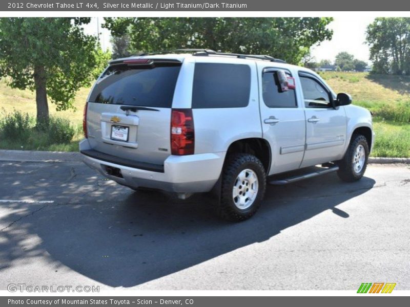 Silver Ice Metallic / Light Titanium/Dark Titanium 2012 Chevrolet Tahoe LT 4x4