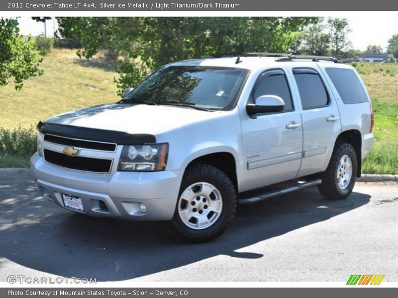 Silver Ice Metallic / Light Titanium/Dark Titanium 2012 Chevrolet Tahoe LT 4x4