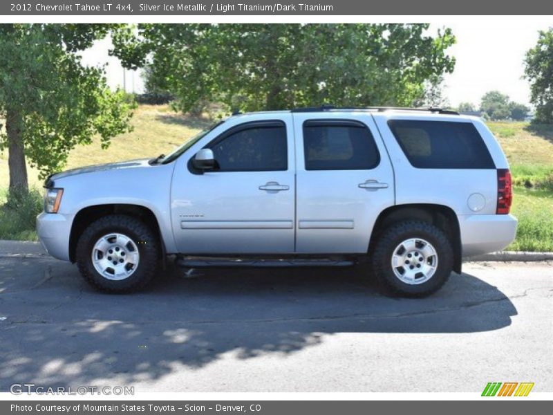 Silver Ice Metallic / Light Titanium/Dark Titanium 2012 Chevrolet Tahoe LT 4x4