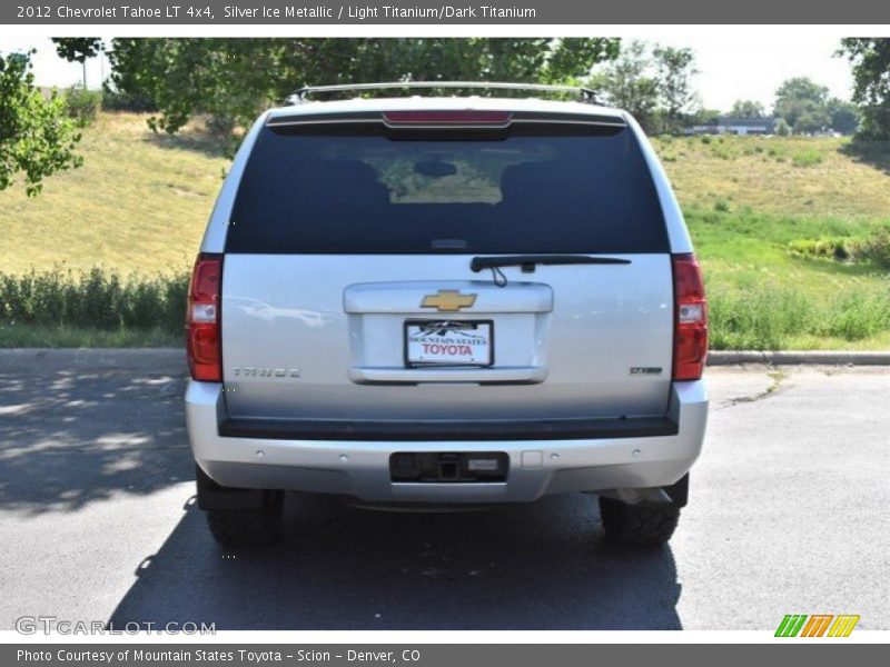 Silver Ice Metallic / Light Titanium/Dark Titanium 2012 Chevrolet Tahoe LT 4x4