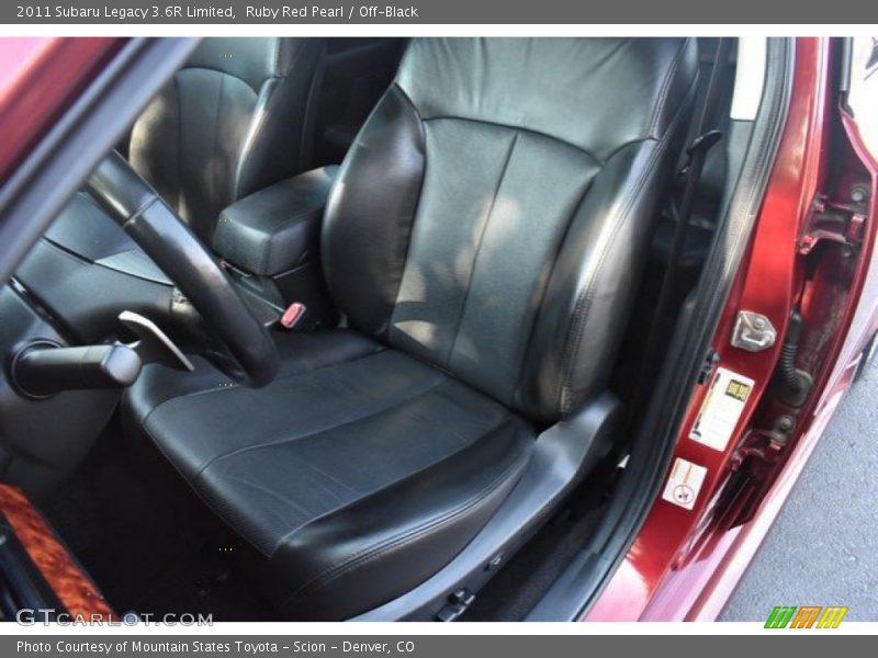 Ruby Red Pearl / Off-Black 2011 Subaru Legacy 3.6R Limited