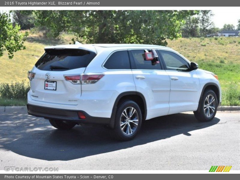 Blizzard Pearl / Almond 2016 Toyota Highlander XLE