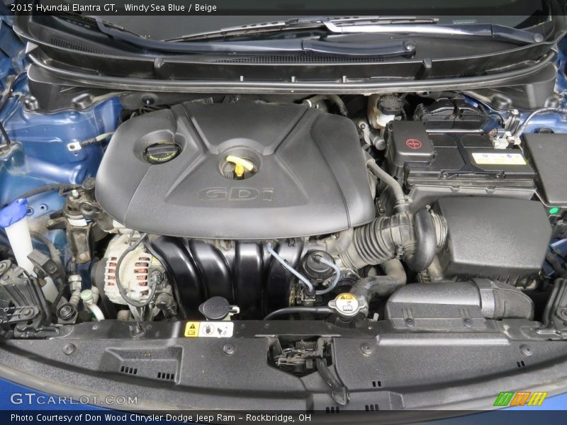 Windy Sea Blue / Beige 2015 Hyundai Elantra GT