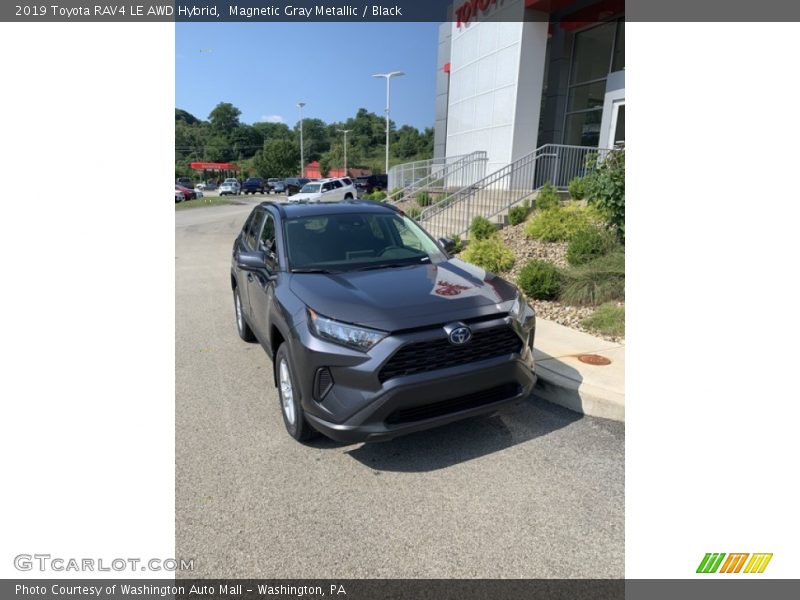 Magnetic Gray Metallic / Black 2019 Toyota RAV4 LE AWD Hybrid