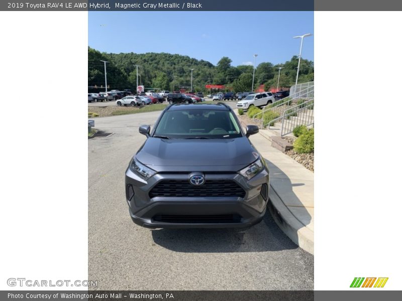 Magnetic Gray Metallic / Black 2019 Toyota RAV4 LE AWD Hybrid