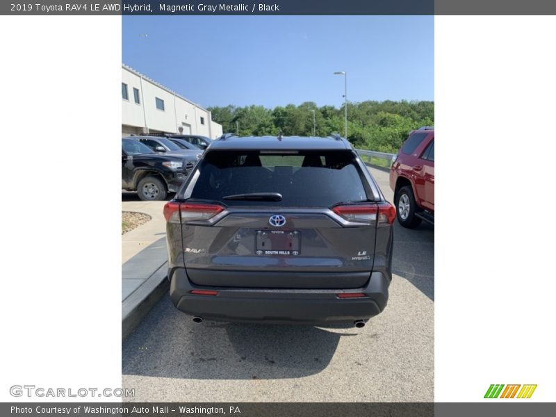 Magnetic Gray Metallic / Black 2019 Toyota RAV4 LE AWD Hybrid