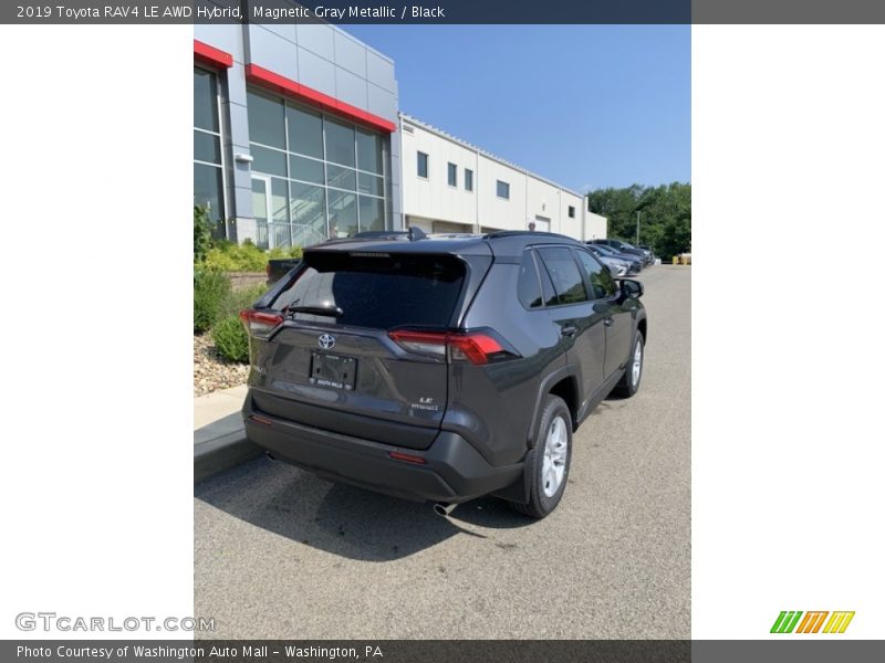 Magnetic Gray Metallic / Black 2019 Toyota RAV4 LE AWD Hybrid