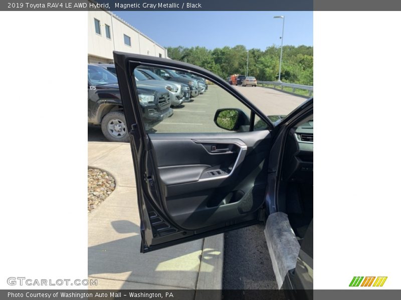 Magnetic Gray Metallic / Black 2019 Toyota RAV4 LE AWD Hybrid