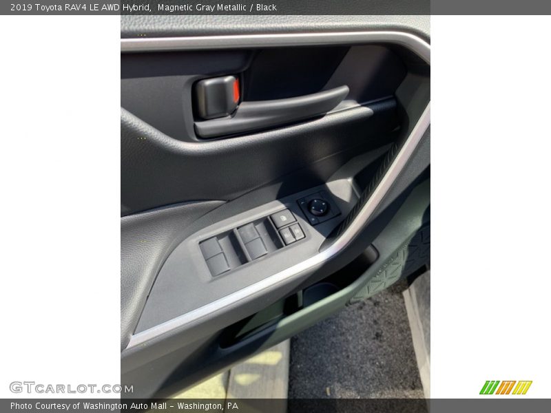 Magnetic Gray Metallic / Black 2019 Toyota RAV4 LE AWD Hybrid