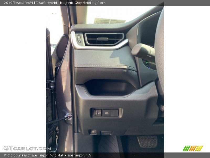 Magnetic Gray Metallic / Black 2019 Toyota RAV4 LE AWD Hybrid