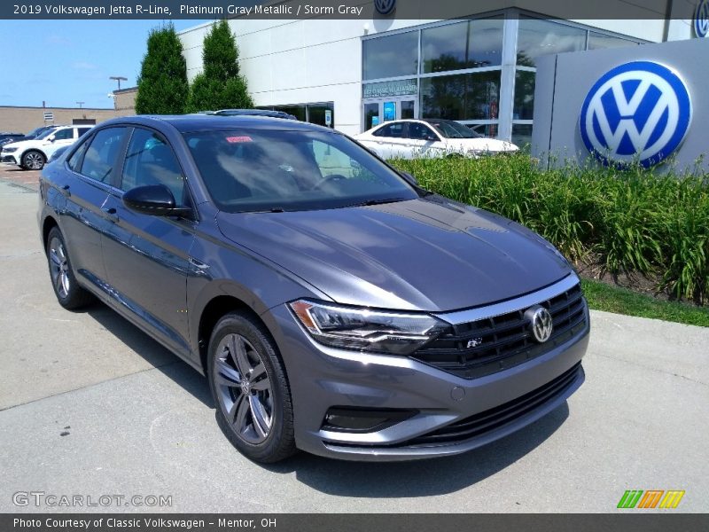 Platinum Gray Metallic / Storm Gray 2019 Volkswagen Jetta R-Line