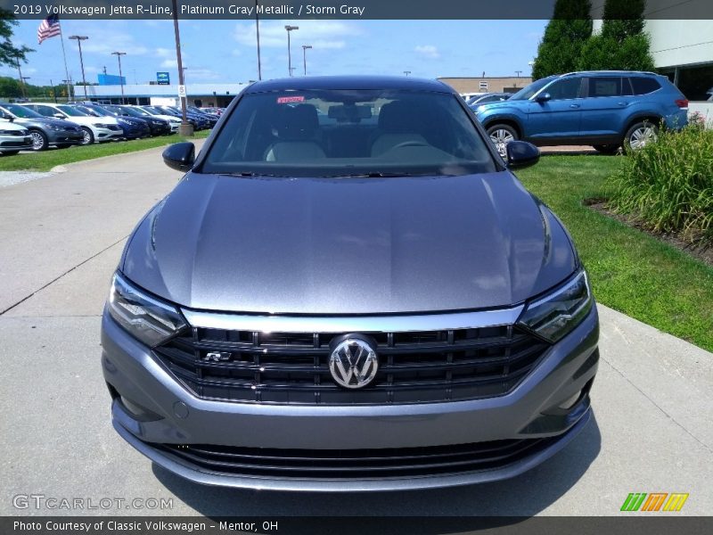 Platinum Gray Metallic / Storm Gray 2019 Volkswagen Jetta R-Line