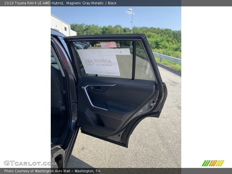 Magnetic Gray Metallic / Black 2019 Toyota RAV4 LE AWD Hybrid