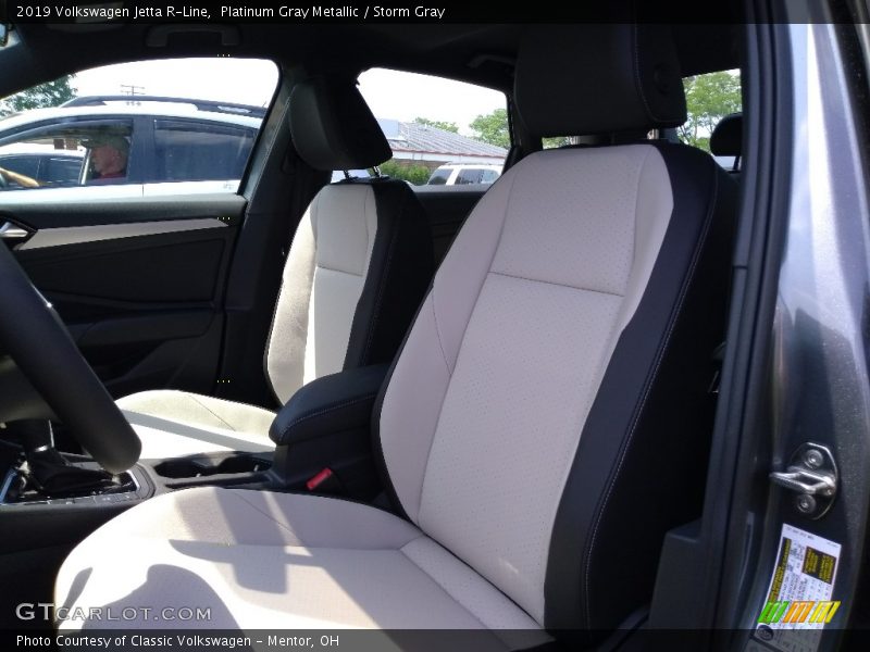 Platinum Gray Metallic / Storm Gray 2019 Volkswagen Jetta R-Line