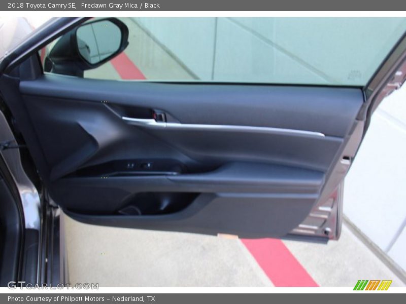 Predawn Gray Mica / Black 2018 Toyota Camry SE