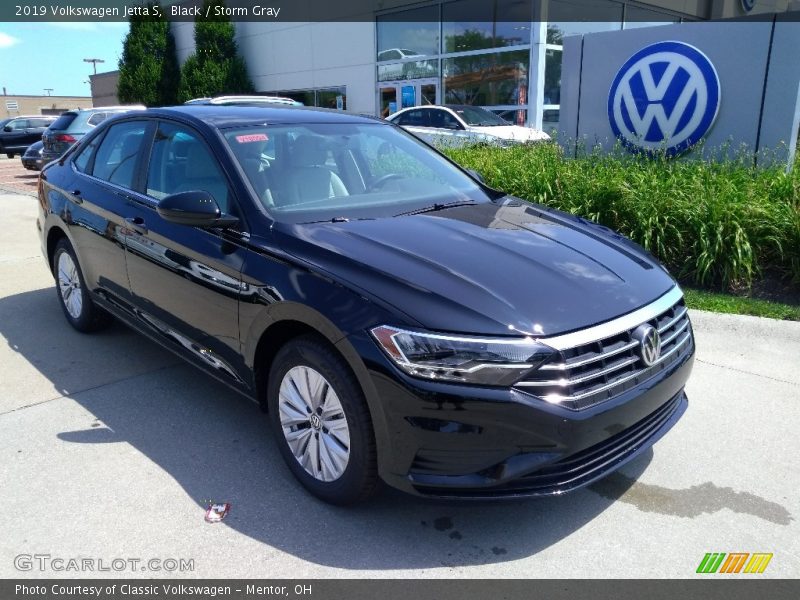 Black / Storm Gray 2019 Volkswagen Jetta S