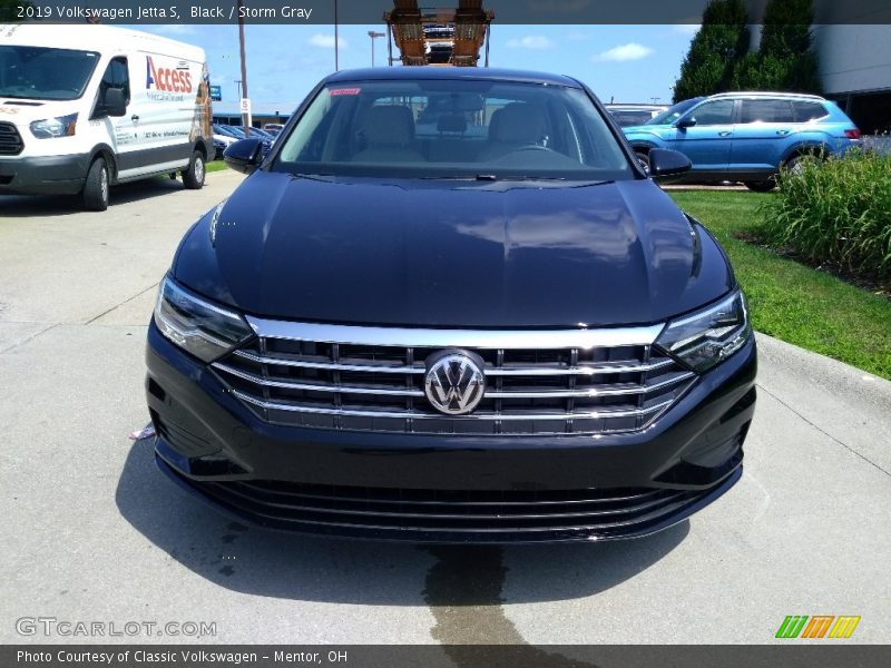 Black / Storm Gray 2019 Volkswagen Jetta S