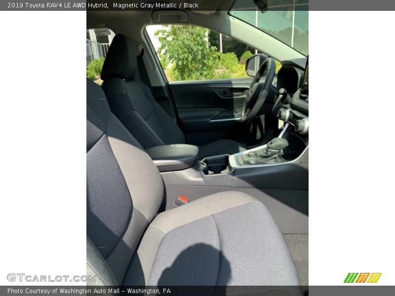 Magnetic Gray Metallic / Black 2019 Toyota RAV4 LE AWD Hybrid