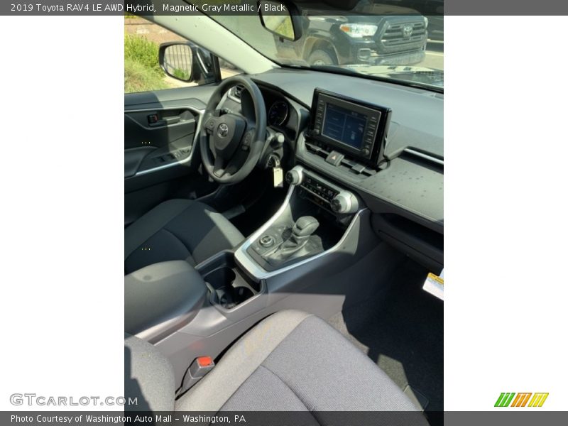 Magnetic Gray Metallic / Black 2019 Toyota RAV4 LE AWD Hybrid