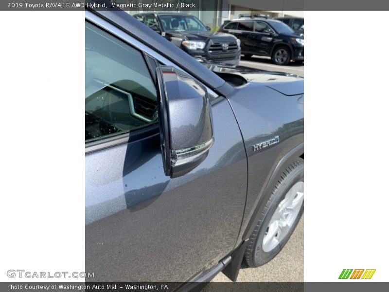 Magnetic Gray Metallic / Black 2019 Toyota RAV4 LE AWD Hybrid