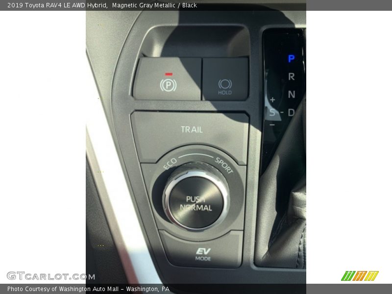 Magnetic Gray Metallic / Black 2019 Toyota RAV4 LE AWD Hybrid