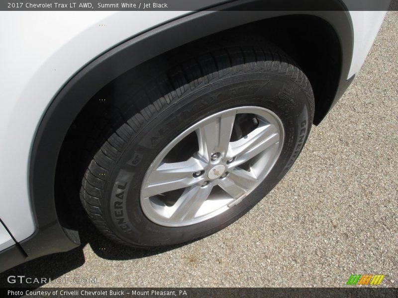 Summit White / Jet Black 2017 Chevrolet Trax LT AWD