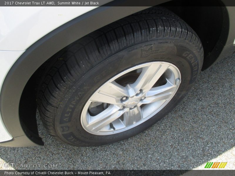 Summit White / Jet Black 2017 Chevrolet Trax LT AWD