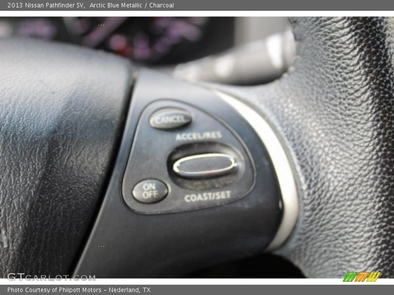 Arctic Blue Metallic / Charcoal 2013 Nissan Pathfinder SV