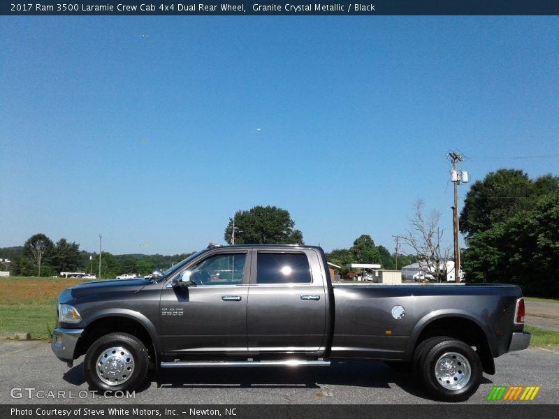 Granite Crystal Metallic / Black 2017 Ram 3500 Laramie Crew Cab 4x4 Dual Rear Wheel