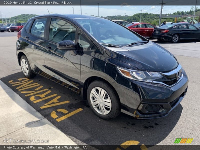 Crystal Black Pearl / Black 2019 Honda Fit LX