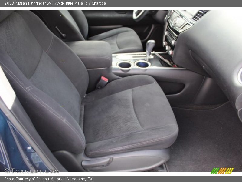 Arctic Blue Metallic / Charcoal 2013 Nissan Pathfinder SV