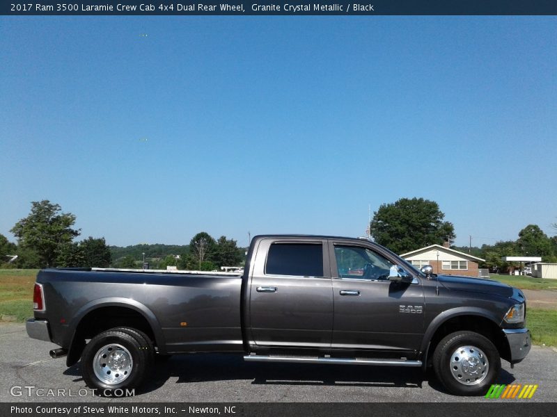 Granite Crystal Metallic / Black 2017 Ram 3500 Laramie Crew Cab 4x4 Dual Rear Wheel