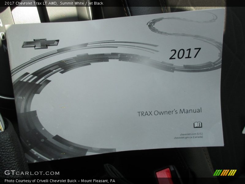 Summit White / Jet Black 2017 Chevrolet Trax LT AWD