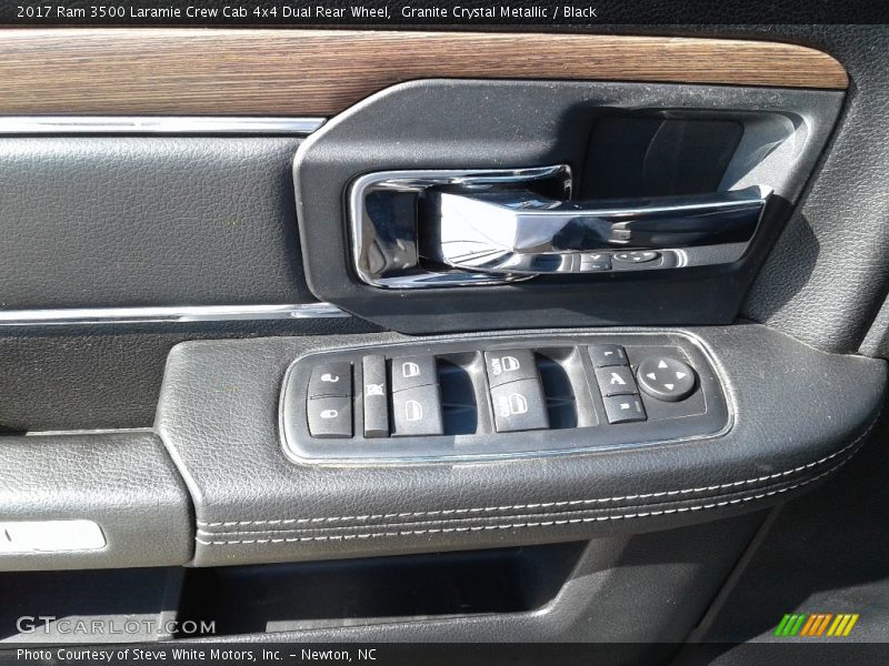Granite Crystal Metallic / Black 2017 Ram 3500 Laramie Crew Cab 4x4 Dual Rear Wheel